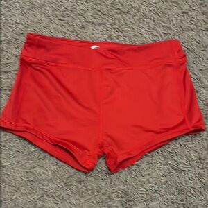 ZYIA Vibrant Red Athletic Shorts